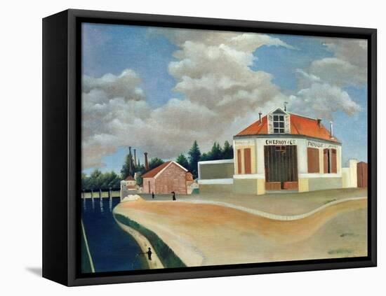 The Chair Factory at Alfortville, C.1897-Henri Rousseau-Framed Stretched Canvas