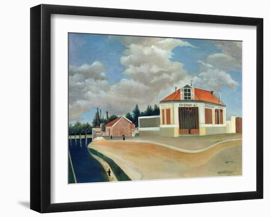 The Chair Factory at Alfortville, C.1897-Henri Rousseau-Framed Giclee Print