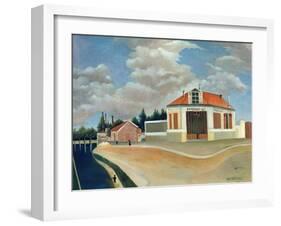 The Chair Factory at Alfortville, C.1897-Henri Rousseau-Framed Giclee Print