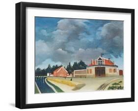 The Chair Factory at Alfortville, C.1897-Henri Rousseau-Framed Giclee Print