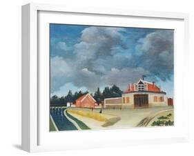 The Chair Factory at Alfortville, C.1897-Henri Rousseau-Framed Giclee Print