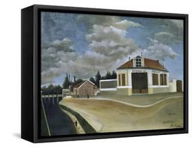 The Chair Factory-Henri Rousseau-Framed Stretched Canvas