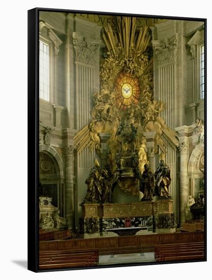 The Chair of St. Peter, 1665-Giovanni Lorenzo Bernini-Framed Stretched Canvas