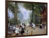 The Chalet Du Cycle in the Bois De Boulogne by Jean Beraud-null-Framed Photographic Print