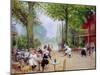The Chalet du Cycle in the Bois de Boulogne, c.1900-Jean Béraud-Mounted Giclee Print