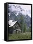 The Chalet in the Enchanted Valley, Olympic National Park, Washington, USA-Charles Sleicher-Framed Stretched Canvas