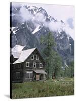 The Chalet in the Enchanted Valley, Olympic National Park, Washington, USA-Charles Sleicher-Stretched Canvas