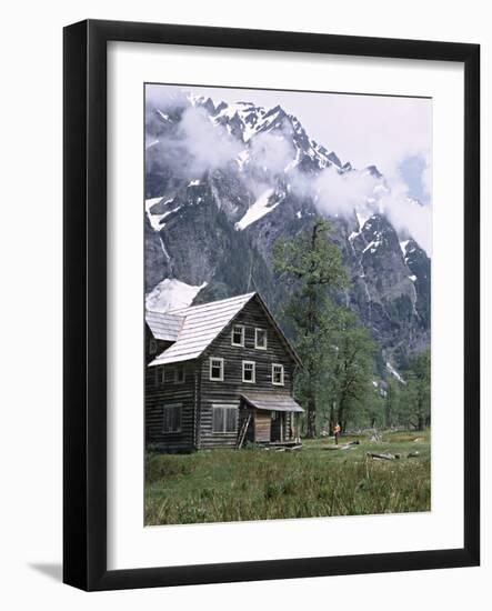 The Chalet in the Enchanted Valley, Olympic National Park, Washington, USA-Charles Sleicher-Framed Photographic Print