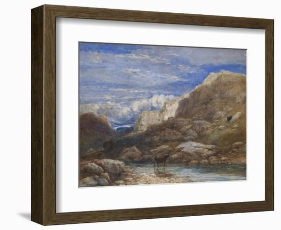 The Challenge, 1853-David Cox-Framed Giclee Print