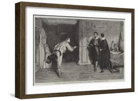 The Challenge, a Puritan's Struggle Between Honour and Conscience-William Quiller Orchardson-Framed Giclee Print