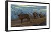 The Challenge (Elk)-Kalon Baughan-Framed Giclee Print