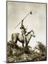 The Challenge (Yakama Warrior on Horseback, 1911)-Eugene Everett Lavalleur and L.V. McWhorter-Mounted Giclee Print
