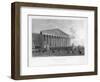 The Chamber of Deputies, Principal Entrance, Paris, France, 1822-J Redaway-Framed Giclee Print