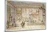 The Chamber of King Louis XIV in Versailles, 1654-Jean le Pautre-Mounted Giclee Print