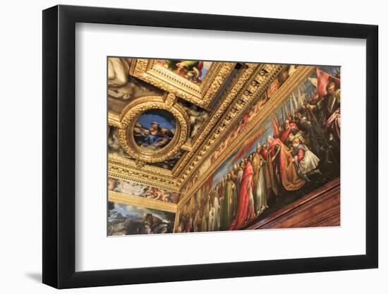 The Chamber of the Council of Ten, Palazzo Ducale (Doge's Palace), Venice, UNESCO World Heritage Si-Eleanor Scriven-Framed Photographic Print