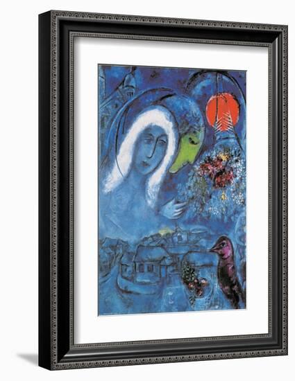 The Champ de Mars-Marc Chagall-Framed Art Print