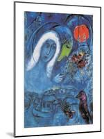 The Champ de Mars-Marc Chagall-Mounted Art Print
