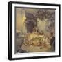The Champagne-Gaston De La Touche-Framed Giclee Print