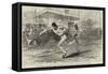 The Champion Lawn Tennis Match, Mr Hartley Winning the Cup for the Second Time-null-Framed Stretched Canvas