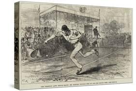The Champion Lawn Tennis Match, Mr Hartley Winning the Cup for the Second Time-null-Stretched Canvas