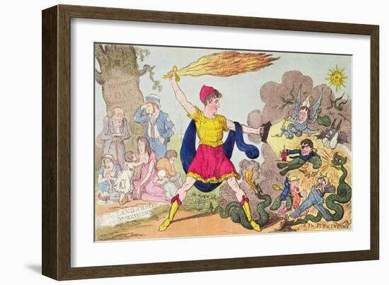 The Champion of Westminster-Isaac Robert Cruikshank-Framed Giclee Print