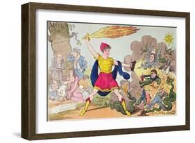 The Champion of Westminster-Isaac Robert Cruikshank-Framed Giclee Print