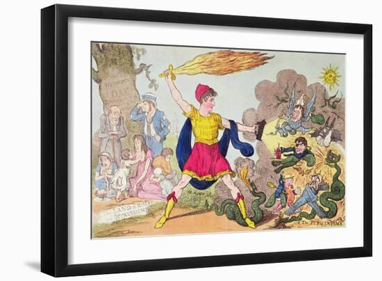 The Champion of Westminster-Isaac Robert Cruikshank-Framed Giclee Print