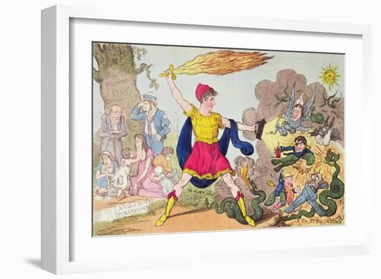 The Champion of Westminster-Isaac Robert Cruikshank-Framed Giclee Print