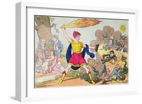 The Champion of Westminster-Isaac Robert Cruikshank-Framed Giclee Print