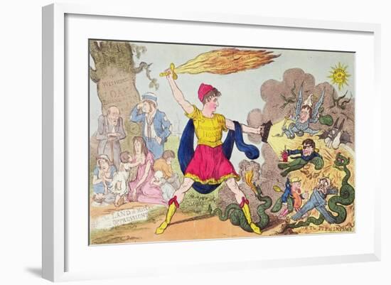 The Champion of Westminster-Isaac Robert Cruikshank-Framed Giclee Print