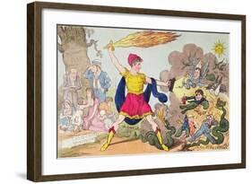 The Champion of Westminster-Isaac Robert Cruikshank-Framed Giclee Print