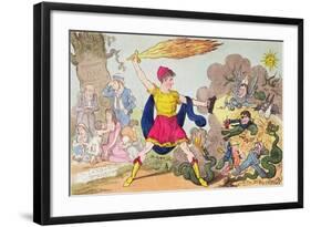 The Champion of Westminster-Isaac Robert Cruikshank-Framed Giclee Print