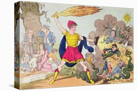 The Champion of Westminster-Isaac Robert Cruikshank-Stretched Canvas