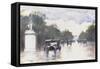 The Champs Elysees, 1928-Lesser Ury-Framed Stretched Canvas