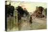 The Champs Elysees, Paris-Georges Stein-Stretched Canvas
