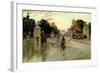 The Champs Elysees, Paris-Georges Stein-Framed Giclee Print