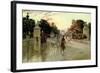 The Champs Elysees, Paris-Georges Stein-Framed Giclee Print