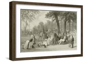 The Champs Elysees-Eugene-Louis Lami-Framed Giclee Print