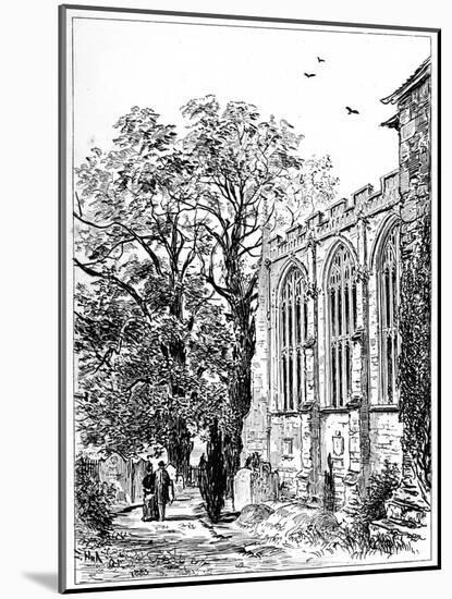 The Chancel of Stratford Church, Stratford-Upon-Avon, Warwickshire, 1885-Edward Hull-Mounted Giclee Print