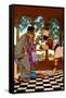 The Chancellor and the King Sampling Tarts-Maxfield Parrish-Framed Stretched Canvas