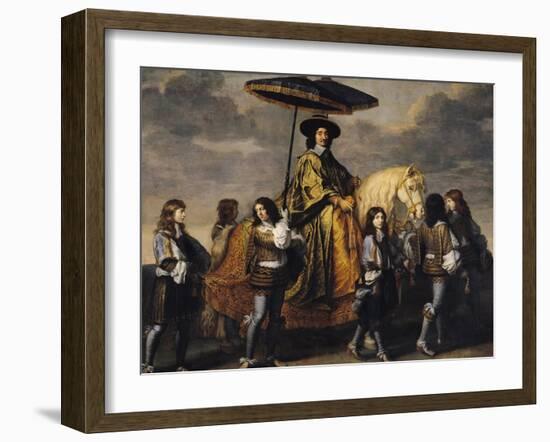 The Chancellor Seguier (1588-1672)-Charles Le Brun-Framed Giclee Print