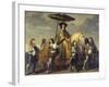 The Chancellor Séguier During the Entrance of Ludwig XIV in Paris, C. 1655-57-Charles Le Brun-Framed Giclee Print