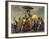 The Chancellor Séguier During the Entrance of Ludwig XIV in Paris, C. 1655-57-Charles Le Brun-Framed Giclee Print