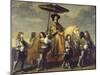 The Chancellor Séguier During the Entrance of Ludwig XIV in Paris, C. 1655-57-Charles Le Brun-Mounted Giclee Print