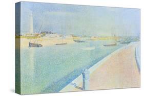 The Channel at Gravelines, Petit Fort Philippe-Georges Seurat-Stretched Canvas