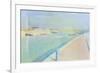 The Channel at Gravelines, Petit Fort Philippe-Georges Seurat-Framed Premium Giclee Print