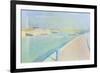 The Channel at Gravelines, Petit Fort Philippe-Georges Seurat-Framed Premium Giclee Print