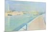 The Channel at Gravelines, Petit Fort Philippe-Georges Seurat-Mounted Premium Giclee Print