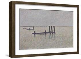 The Channel at Nieuwpoort, C. 1889-Alfred William Finch-Framed Giclee Print