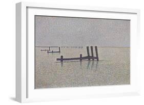 The Channel at Nieuwpoort, C. 1889-Alfred William Finch-Framed Giclee Print